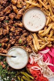 Delicious sheet pan chicken shawarma