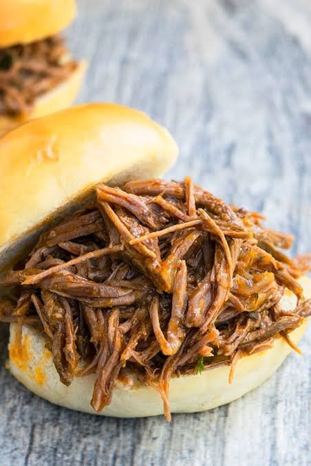 one pot shredded beef perfect leftover for shredded beef sandwich.